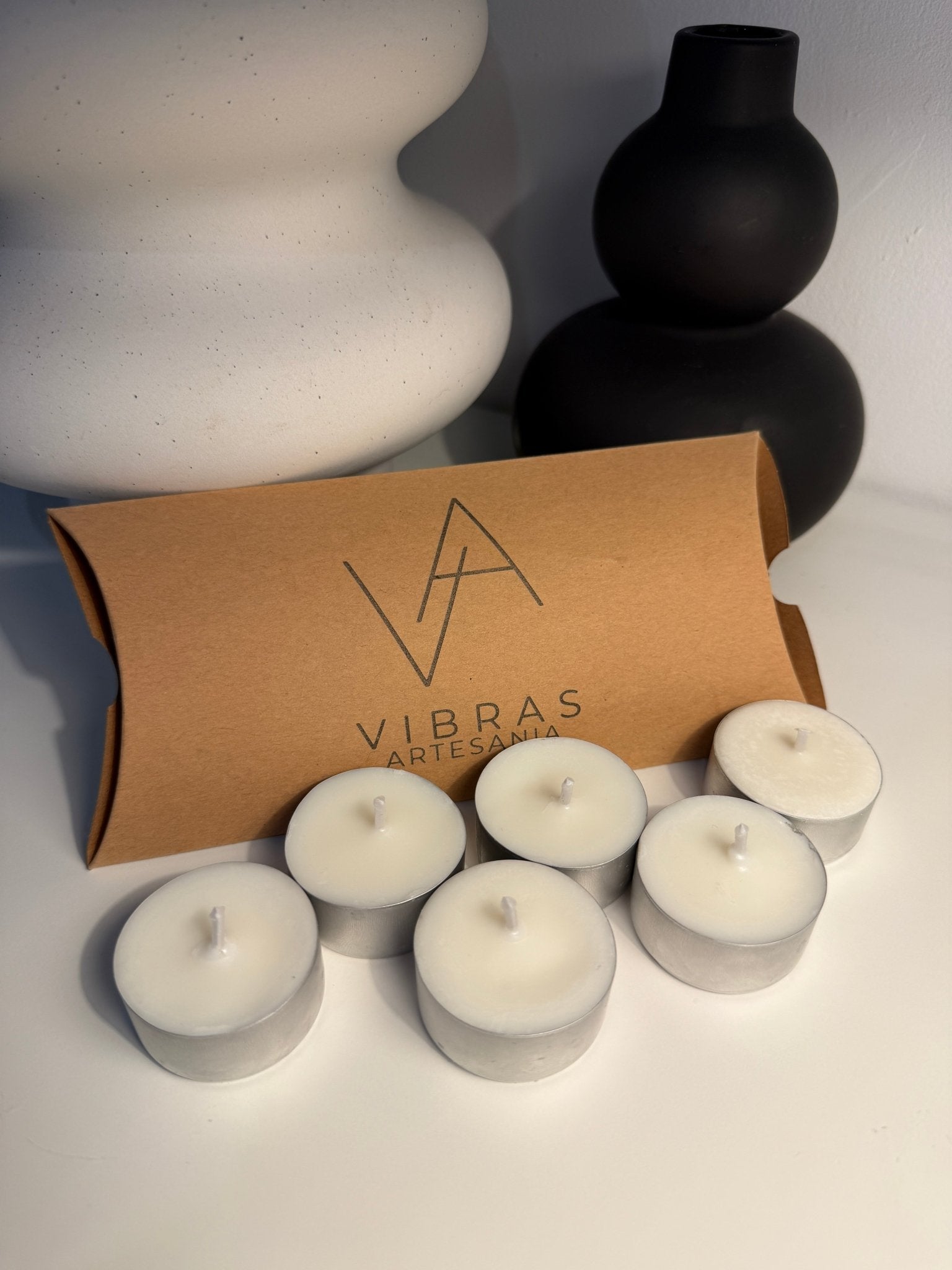 Pack 6 Velas de Té Aromáticas - Vibras Artesanía