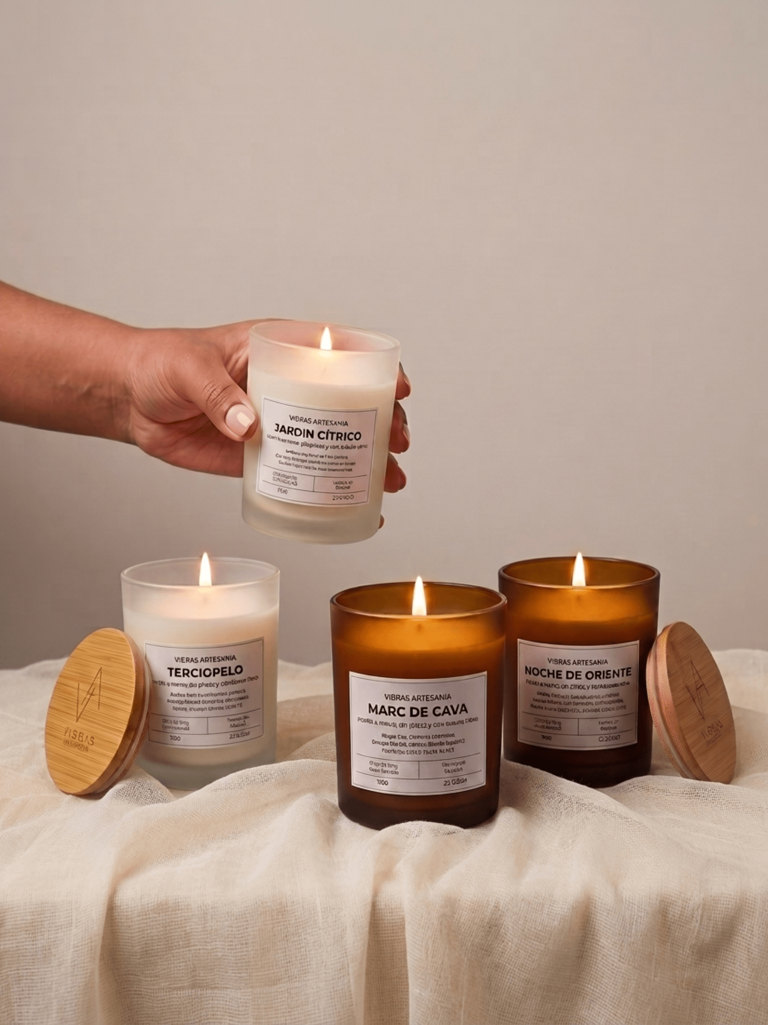 Pack Velas - Vibras Artesanía