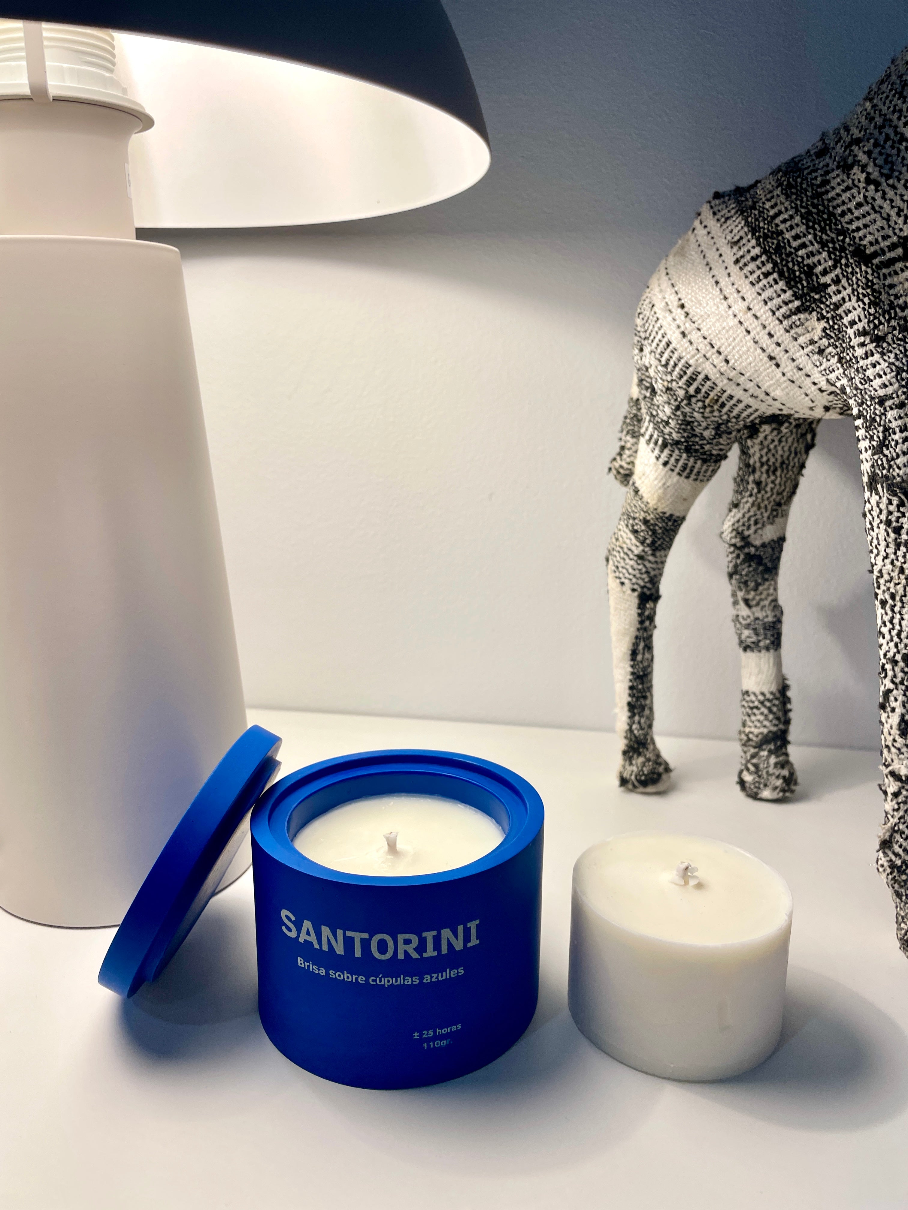 Pack Recarga + Vela Aromática Santorini 110gr