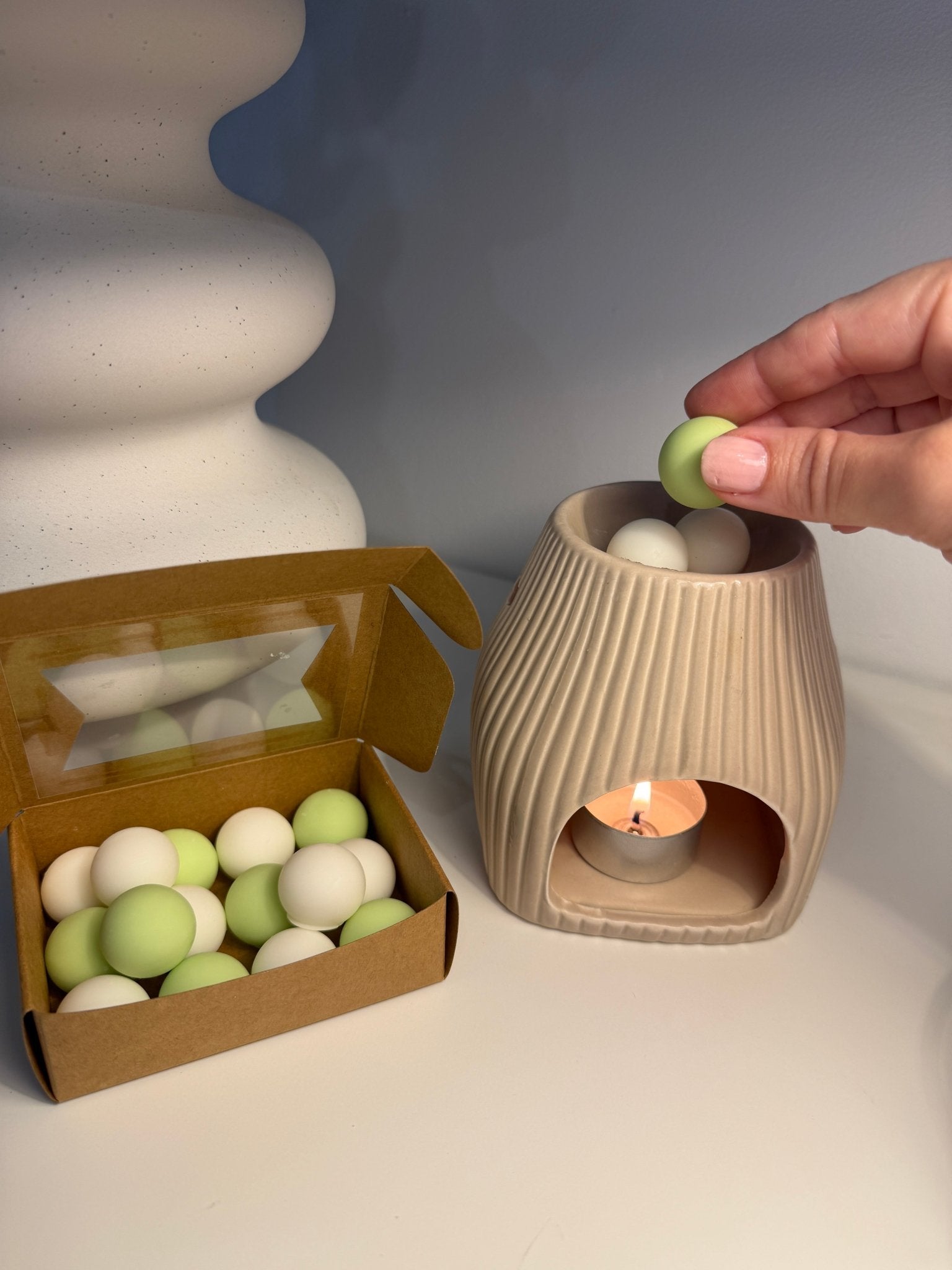 Perlas con Aroma a Bambú y Flor de Cerezo - Vibras Artesanía