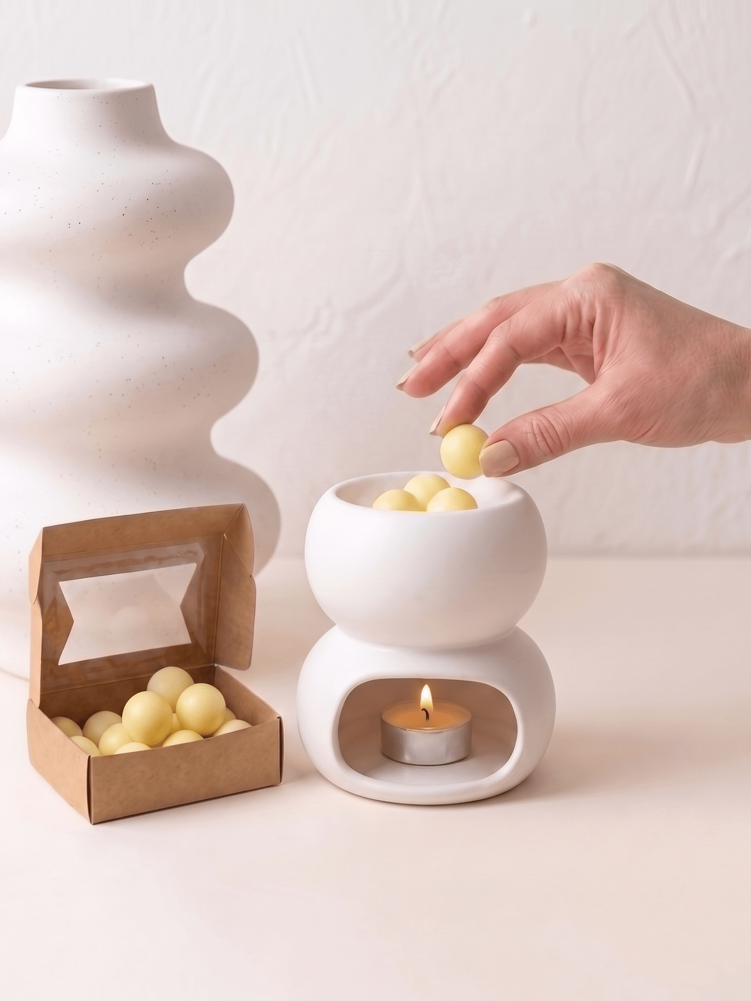 Perlas Crema de Limón - Vibras Artesanía