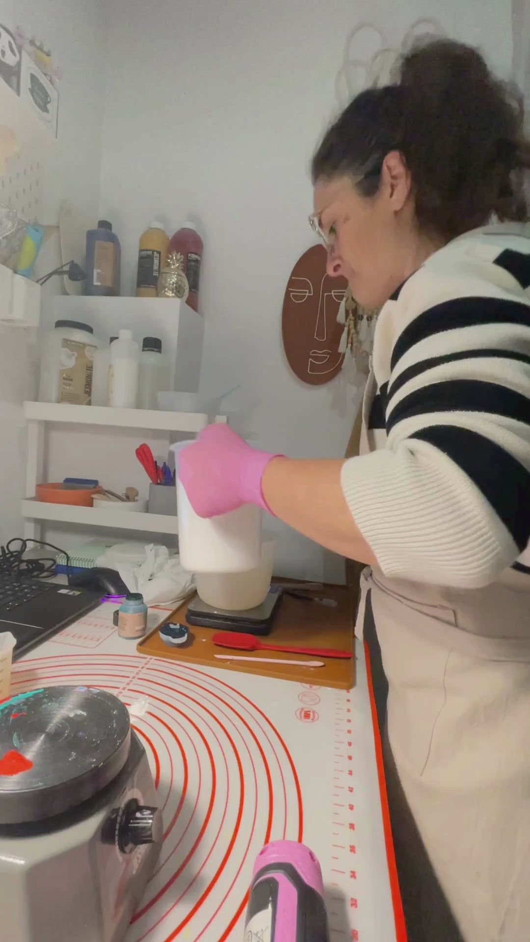 Vela Aromática Mercado Navideño