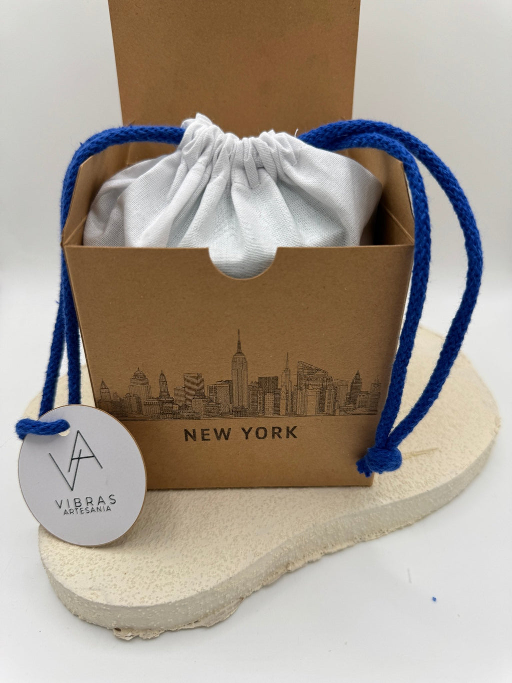 Vela Aromática Nueva York - Vibras Artesanía
