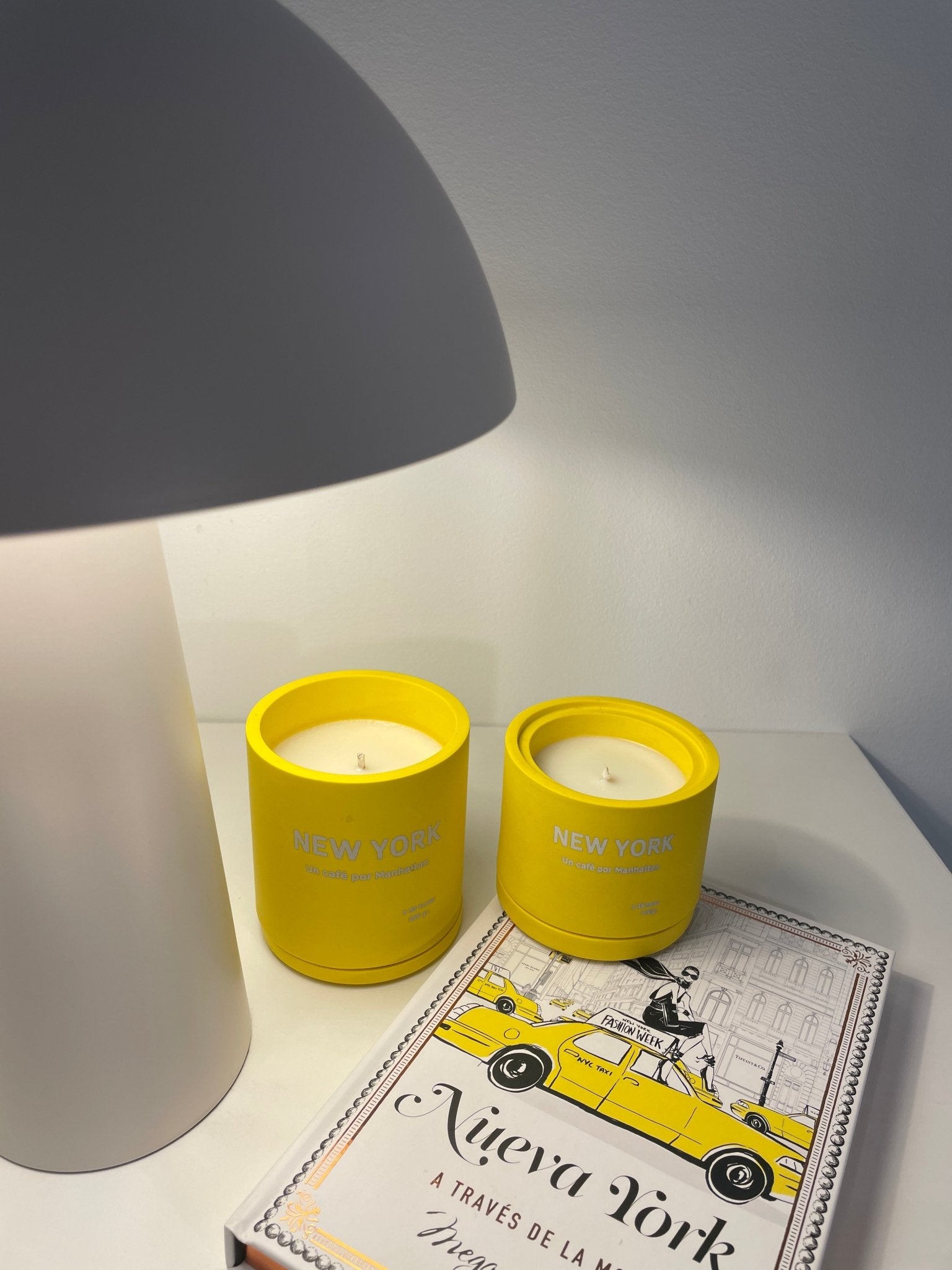 Vela Aromática Nueva York - Vibras Artesanía