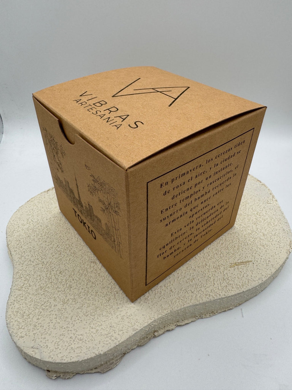 Vela Aromática Tokio - Vibras Artesanía