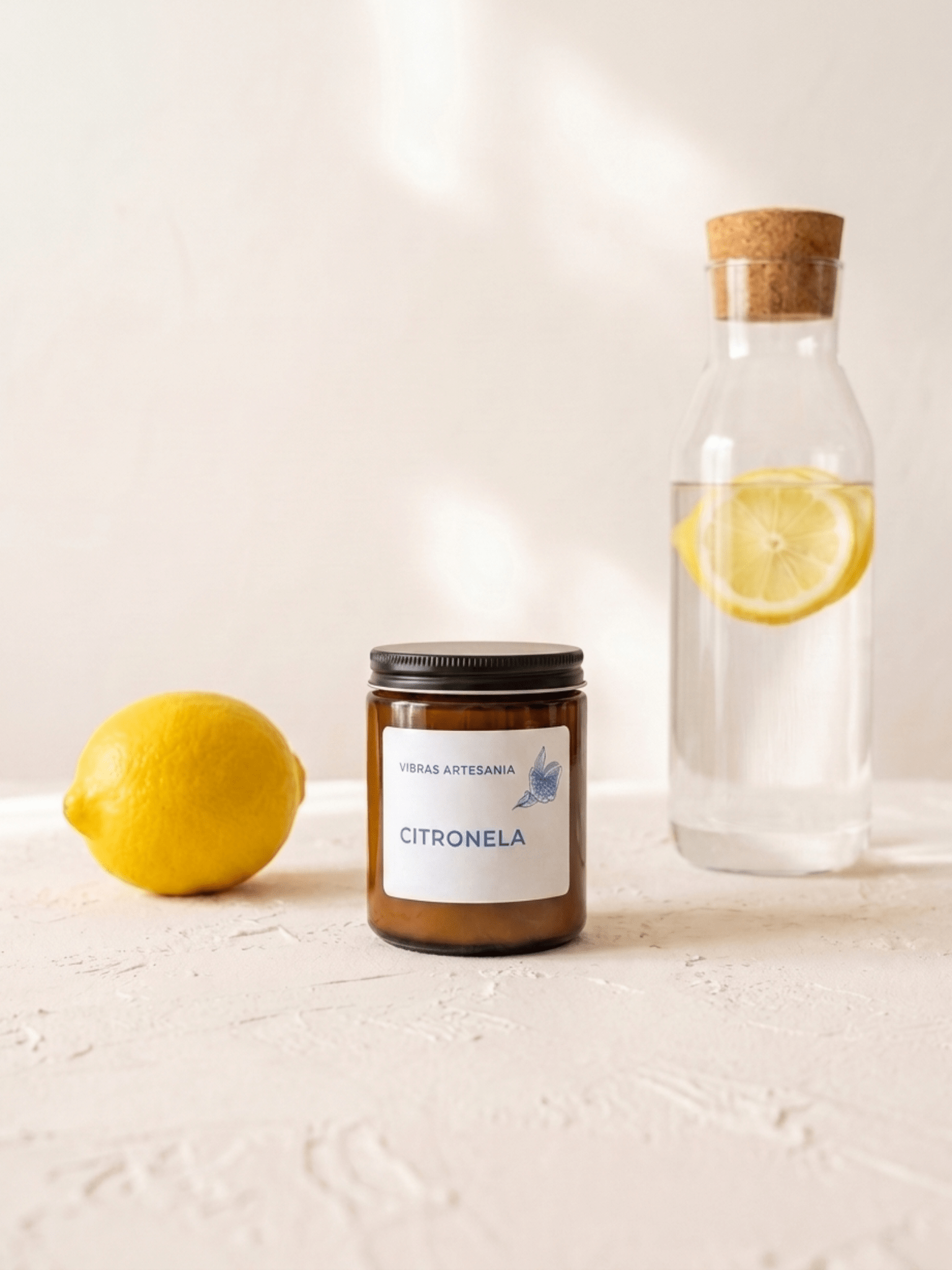 Vela citronela - Vibras Artesanía
