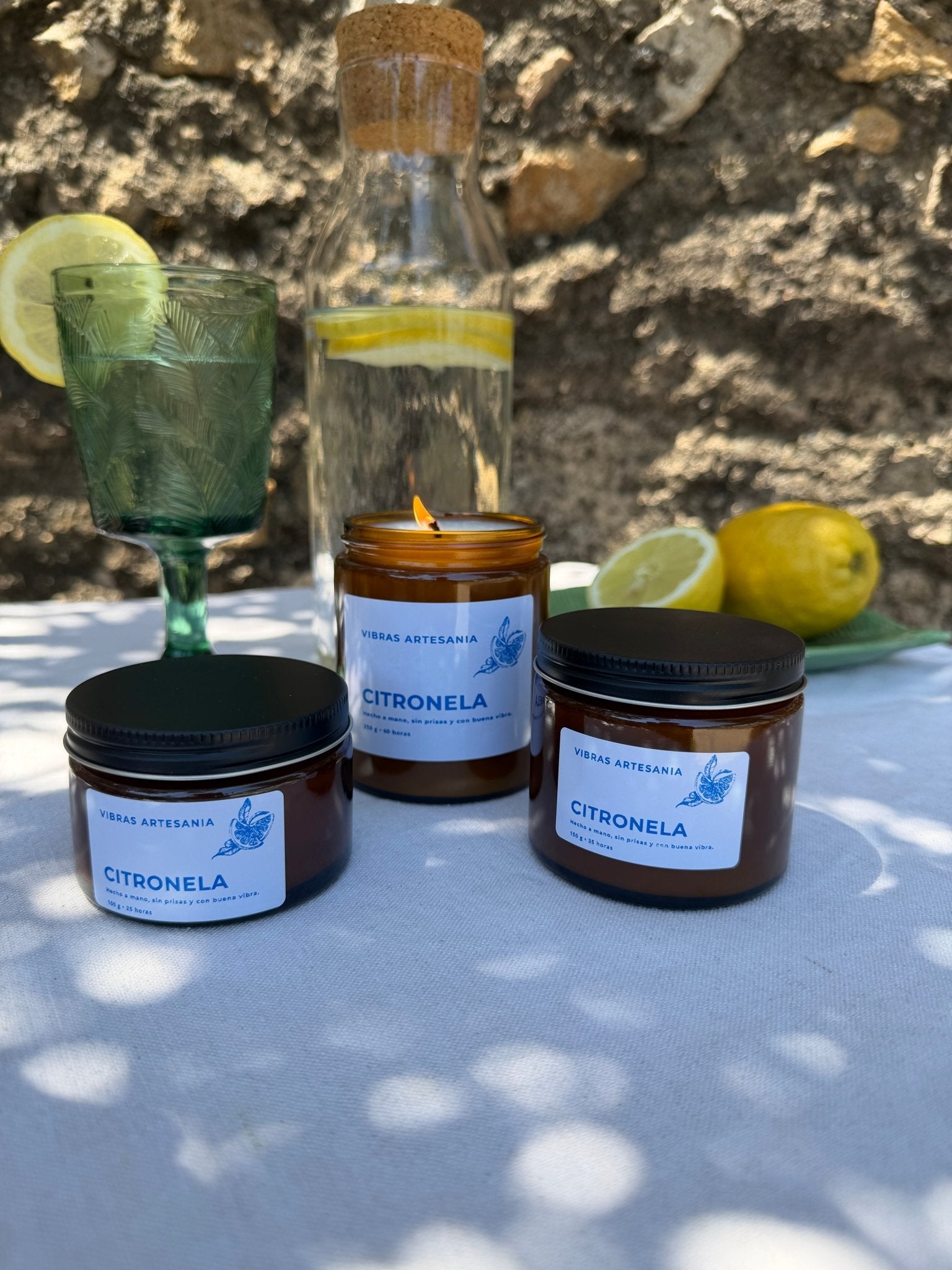 Vela Vibras - Elige tu aroma y tamaño - Vibras Artesanía
