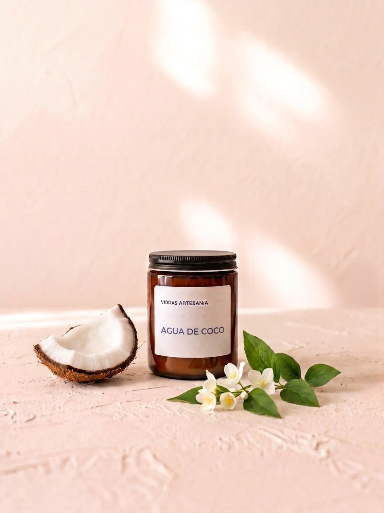 Vela agua de coco