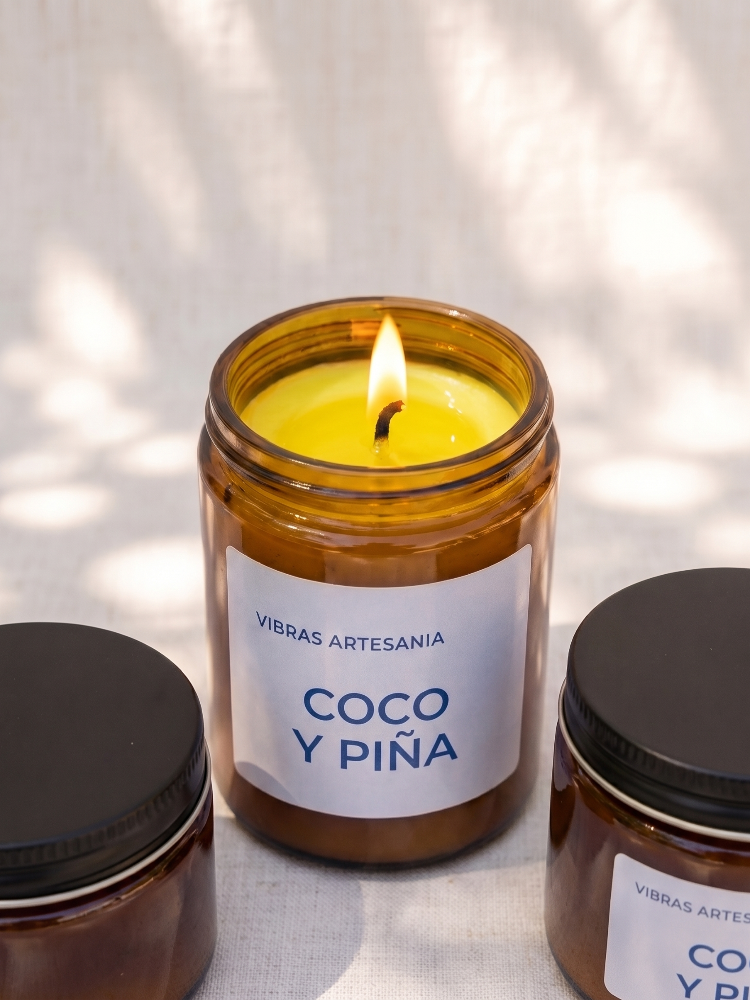 Vela coco y piña