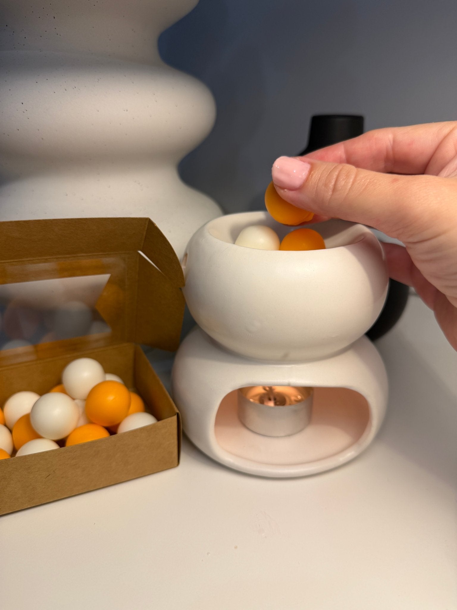 Waxmelts de Perlas con Aroma a Bizcocho de Naranja y Canela - Vibras Artesanía