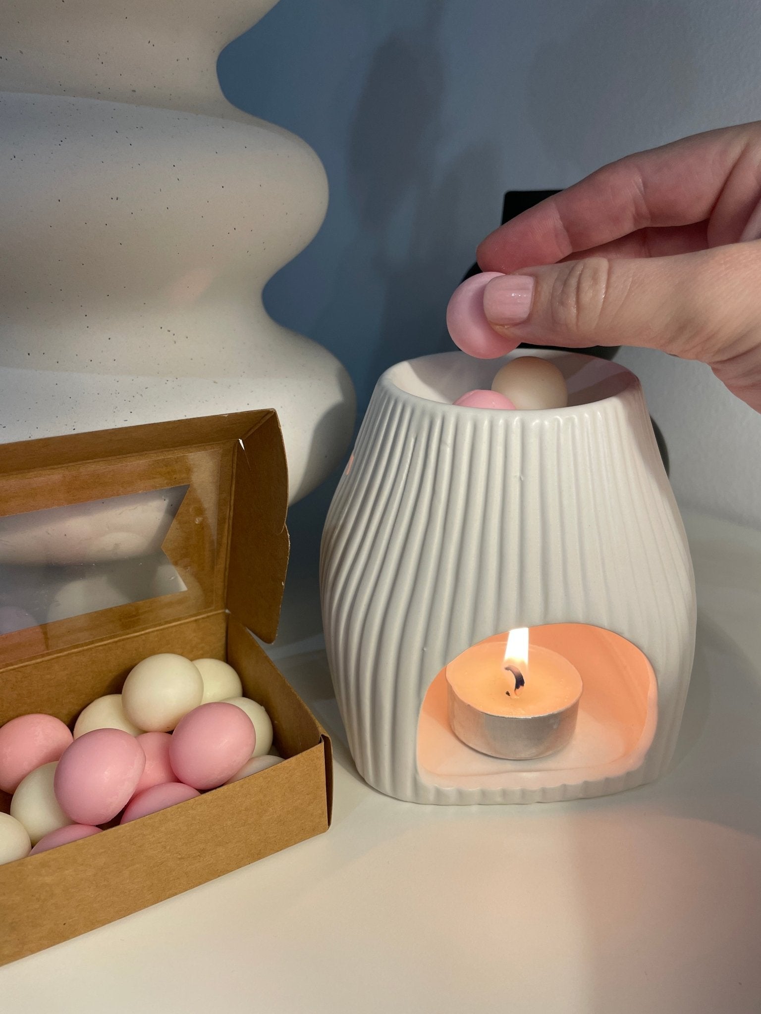 Waxmelts de Perlas con Aroma a Fresas con Nata y Vainilla - Vibras Artesanía