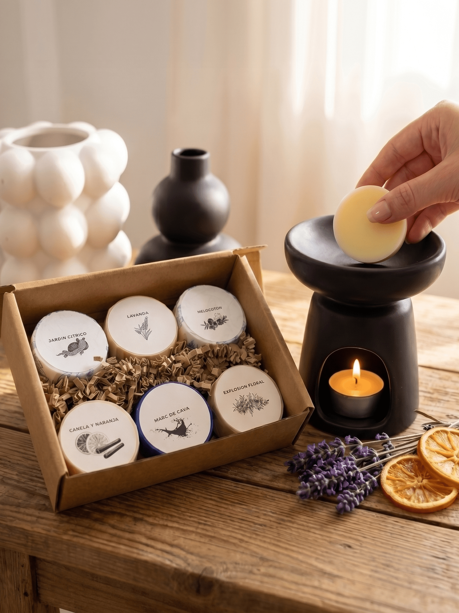 Waxmelts + quemador Caliz - Vibras Artesanía